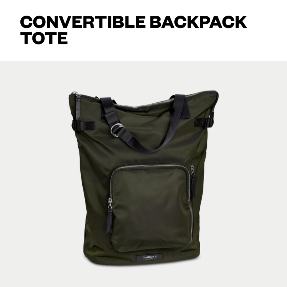 Convertable Backpack Tote
